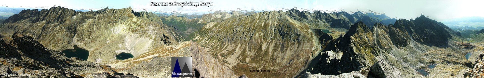 panorama ze Szczyrbskiego Szczytu